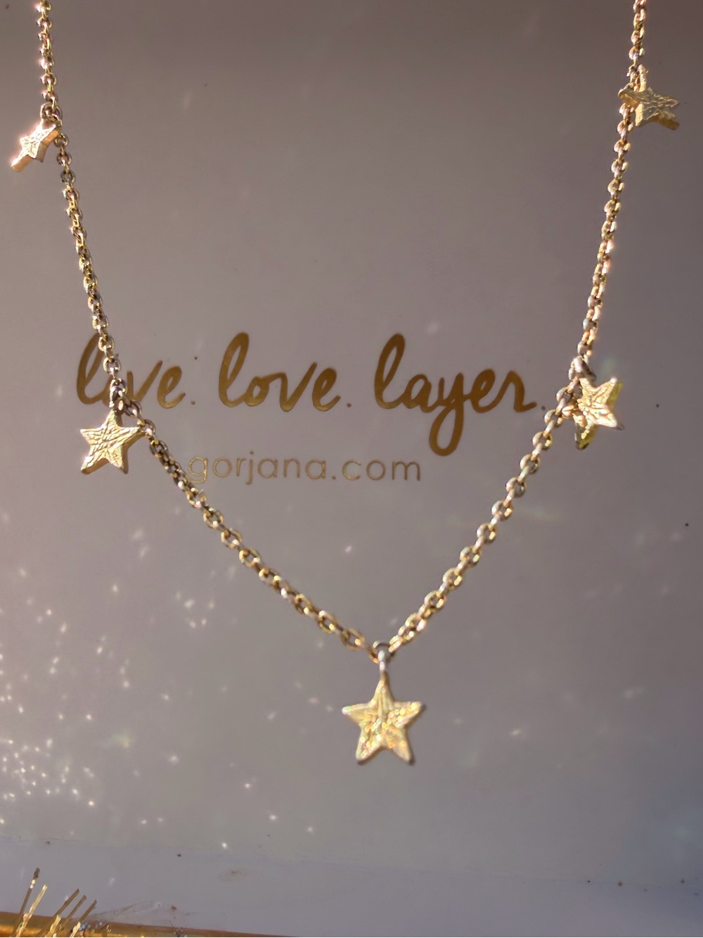 Gorjana Gold Star Multi-Charm Layered Necklace